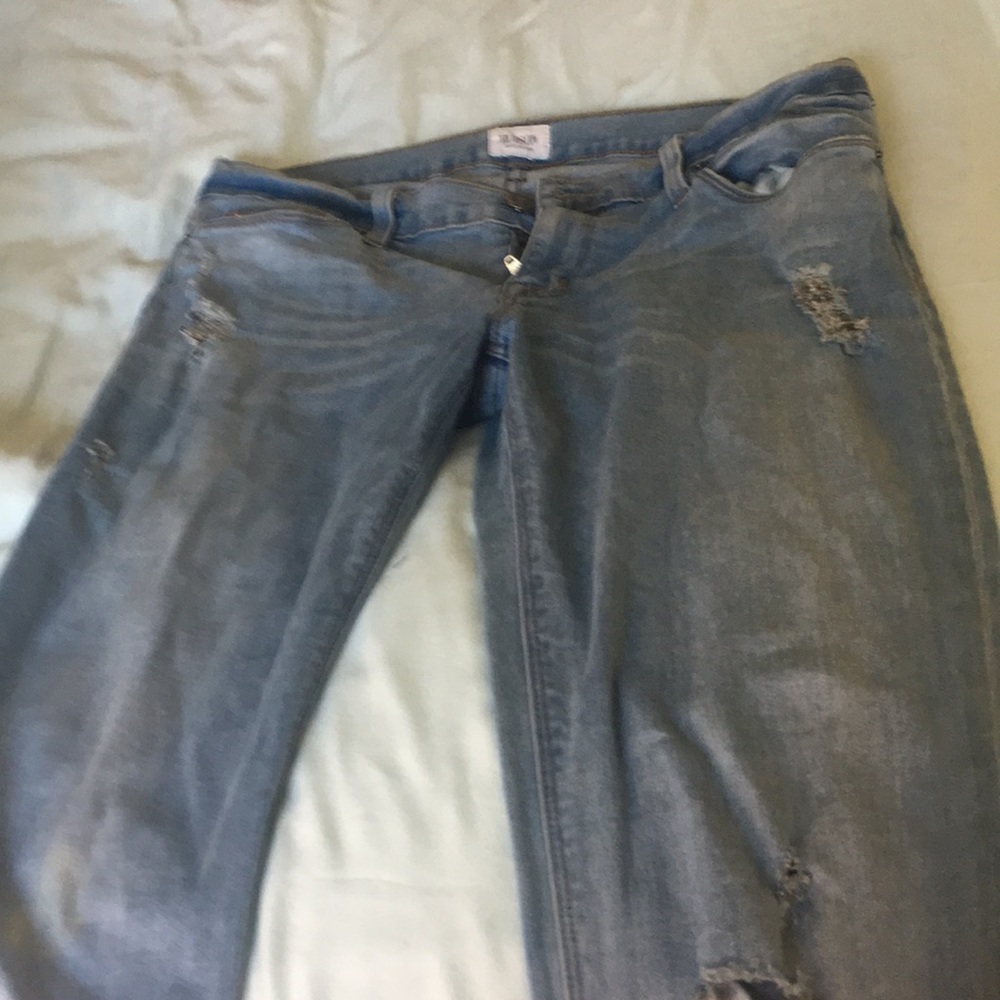 Hudson super stretch distressed jeans